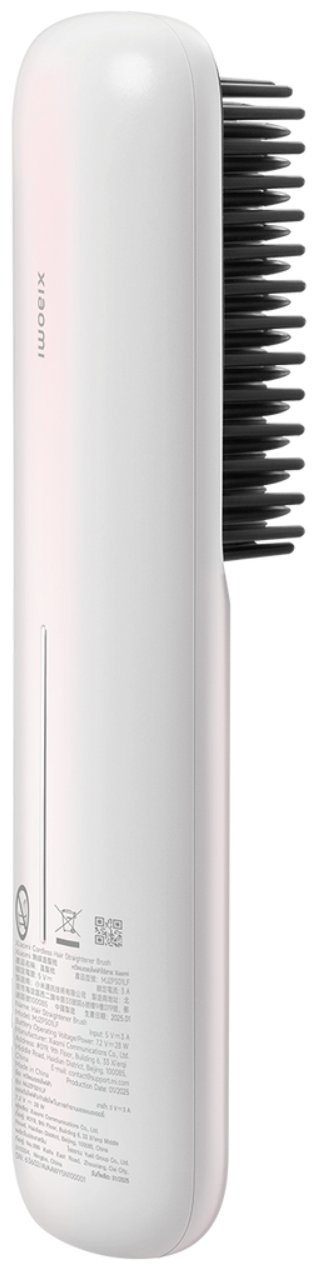 Выпрямляющая расческа для волос беспроводная Xiaomi Cordless Hair Straightener Brush белый BHR07REGL